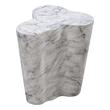 rectangular end tables Tov Furniture Side Tables White Marble