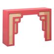 table with wheels Tov Furniture Console Tables Pink