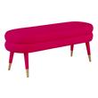cushion bench with shoe storage Tov Furniture Benches Pink