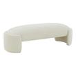 teal wooden bench Tov Furniture Benches Cream
