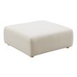 ivory leather accent chair Tov Furniture Cream
