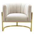 relaxing arm chair Tov Furniture Accent Chairs Cream