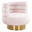 comfortable easy chair Tov Furniture Accent Chairs Blush
