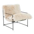chaise lounge for two Tov Furniture Accent Chairs Natural
