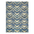 rug blue and gray Unique Loom Area Rugs Blue Machine Made; 11x8