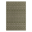 orange pattern rug Unique Loom Area Rugs Green/Ivory Machine Made; 10x7