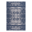 2 7 x 5 rug Unique Loom Area Rugs Navy Blue/Ivory Machine Made; 3x2