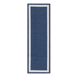 8 x 13 rug Unique Loom Area Rugs Navy Blue/Ivory Machine Made; 6x2