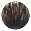 art at home Uttermost Metal Wall Décor This Solid Iron Wall Disc Is Hand Painted In Ombre Brushstrokes Of Black And Bronze Tones Sealed With A Glossy Coating.