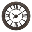 large wall clocks au Uttermost Wall Clocks Dark Rustic Bronze Accented With A Rust Gray Frame. Quartz Movement Ensures Accurate Timekeeping. Requires One "C" Battery. Steve Kowalski