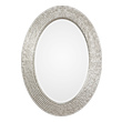 wall mirror frame design Uttermost Oval Silver Mirror This Oval Frame Features A Reeded Surface With A Hammered Texture And A Burnished Silver Wrapped Finish.