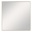 victorian mirror Uttermost Modern Gold Square Mirror Sleek And Sophisticated, This Square Mirror Features A Clean And Simple Frame Finished In Brushed Gold. Perfect For Grouping Multiples Together To Create A Striking Wall Installation.