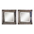 mirror decoration ideas for living room Uttermost Antique Silver Mirrors Distressed, Antiqued Silver Leaf With Black Undertones, Burnished Edges And Antiqued Mirror Accents.
