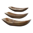 Vases-Urns-Trays-Finials Uttermost Anas Aluminum Set Of Three Textured Cast Al Accessories 18957 792977189573 Decorative Bowls & Trays Urns Vases Brass 0-20 