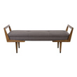 navy blue leather bench Uttermost Benches A Bench For Extra Seating With A Mid Century Twist In It
