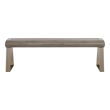 square hassock Uttermost Benches Contemporary In Style, This Bench Features A Solid Acacia Wood Seat Naturally Finished With A Light Gray Wash Supported By Steel Legs Finished In A Brushed Pewter Plating. Solid Wood Will Continue To Move With Temperature And Humidity Changes, Which Can Result In Cracks And Uneven Surfaces, Adding To Its Authenticity And Character.