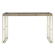 Accent Tables Uttermost Cardew PU FABRIC STEEL MDF Exhibiting A Modern Minimalist Accent Furniture 25377 792977253779 Console Table GrayGrey Accent Tables accentConsole Tr 