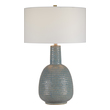 mini led light bulbs Uttermost Light Aqua Table Lamp Simple Yet Sophisticated, This Ceramic Table Lamp Is Finished In A Distressed Light Aqua Glaze With Intricate Hand Carved Texture, Accented By Brushed Nickel Details.