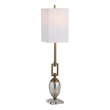 outdoor led night light Uttermost Mercury Glass Buffet Lamps Speckled Mercury Glass Accented With Coffee Bronze Plated Details And A Crystal Foot. David Frisch