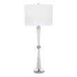 vintage brass light fixtures Uttermost White Table Lamp Timeless And Sophisticated, This Table Lamp Boasts Tapered White Marble With Subtle Gray Veining, Accented By Iron Details Finished In Brushed Nickel.