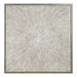 accent wall frames Uttermost Abstract Art Heavily Textured With Natural Tones And Metallic Silver Highlights, Textured Antique Silver Frame