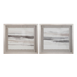 Wall Art Uttermost Neutral GLASS ACRYLIC PAPER CANVAS MDF Silver Champagne Frame Oatmea Art 36114 792977361146 Landscape Art GrayGreySilverWhitesnow Abstract Landscape country Prints Print printed acrylic p 