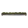 faux tree plant indoor Uttermost Artificial Flowers / Centerpiece Perfectly Preserved Mounds Of Moss Are Placed Together In An Elongated Aluminum Footed Tray Finished In A Colorful Oxidized Bronze.