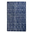 Rugs Uttermost Fressia Wool Rugs 71147-8 792977783382 8 X 10 Rug Blue navy teal turquiose indig Wool 10x8 