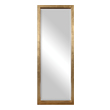 bathroom stand up mirror Uttermost Gold Leaner Mirrors Deep Solid Wood Frame Finished In A Lightly Antiqued Gold Leaf.