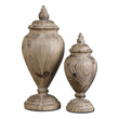 Vases-Urns-Trays-Finials Uttermost Brisco Fir Wood 100% Carved Solid Wood In Natural T Accessories 19613 792977196137 Vases Urns & Finials FIR 0-20 Complete Vanity Sets 