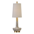 white bedroom lampshade Uttermost Stone Ivory Buffet Lamp Textured Stone Ivory Finish, Accented With Plated Brushed Brass Details.