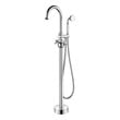 moen tub and shower valves Vanity Art Clawfoot Freestanding Tub Faucets Polished Chrome