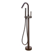 clawfoot tub brass Vanity Art Clawfoot Freestanding Tub Faucets Oil Rubbed Bronze