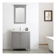 double bathroom sink Vinnova Bathroom Vanities Grey Finish