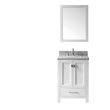 small corner sink with cabinet Virtu Bathroom Vanity Set Light Transitional