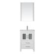 corner vanity units for small bathrooms Virtu Bathroom Vanity Set Light Modern