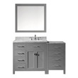 small corner sink vanity Virtu Bathroom Vanity Set Medium Transitional