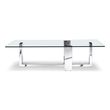 glass topped coffee tables for sale WhiteLine Occasional Coffee Tables