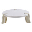 black top coffee table WhiteLine Occasional