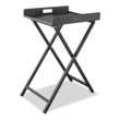 Accent Tables WhiteLine ST1602-GRY 696576749032 Patio Accent Tables accentSide Table 