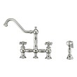 pull out sink sprayer Whitehaus Faucet Kitchen Faucets Polished Chrome