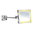 bathroom cupboard with mirror and light Whitehaus Mirror Bathroom Mirrors Polished Chrome