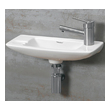 Whitehaus Wall Mount Sinks, Whitesnow, Vitreous China, White, Complete Vanity Sets, Vitreous China, Bathroom, Sink, 848130018317, WH1-103R