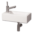Whitehaus Wall Mount Sinks, Whitesnow, Vitreous China, White, Complete Vanity Sets, Vitreous China, Bathroom, Sink, 848130018324, WH1-114L