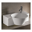 Whitehaus Wall Mount Sinks, Whitesnow, Rectangular,Round, Vitreous China, White, Complete Vanity Sets, Vitreous China, Bathroom, Sink, 848130026190, WHKN1110
