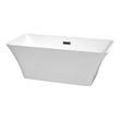 best freestanding tub faucet floor mount Wyndham Freestanding Bathtub
