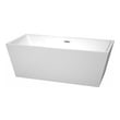 maax jetted tub Wyndham Freestanding Bathtub White