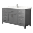 small bathroom sink cabinet Wyndham Vanity Set Dark Gray Modern