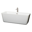 tub and shower wet room Wyndham Freestanding Bathtub Soaking Bath Tubs White