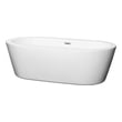 bath tub covers Wyndham Freestanding Bathtub White